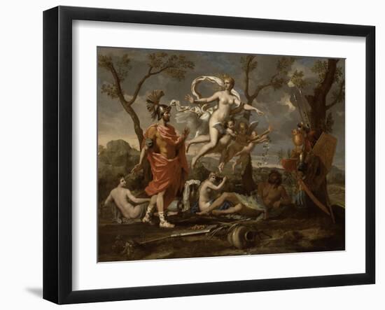 Vénus montrant ses armes à Enée-Nicolas Poussin-Framed Giclee Print