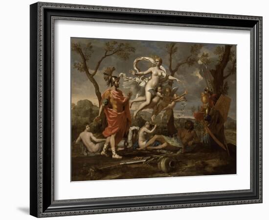 Vénus montrant ses armes à Enée-Nicolas Poussin-Framed Giclee Print
