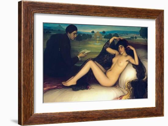 Venus of Poetry, 1913-Julio Romero de Torres-Framed Giclee Print