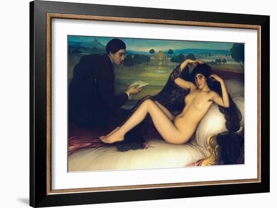 Venus of Poetry, 1913-Julio Romero de Torres-Framed Giclee Print
