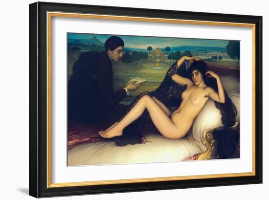 Venus of Poetry, 1913-Julio Romero de Torres-Framed Giclee Print