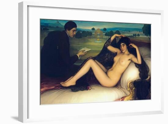 Venus of Poetry, 1913-Julio Romero de Torres-Framed Giclee Print