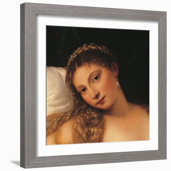 Venus of Urbino-Titian (Tiziano Vecelli)-Framed Giclee Print