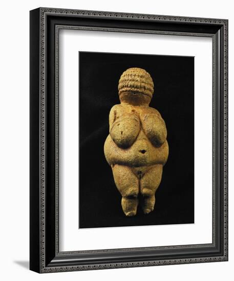 Venus of Willendorf, One of the Many Stone-Age Female Idols of the Great Goddess-null-Framed Giclee Print