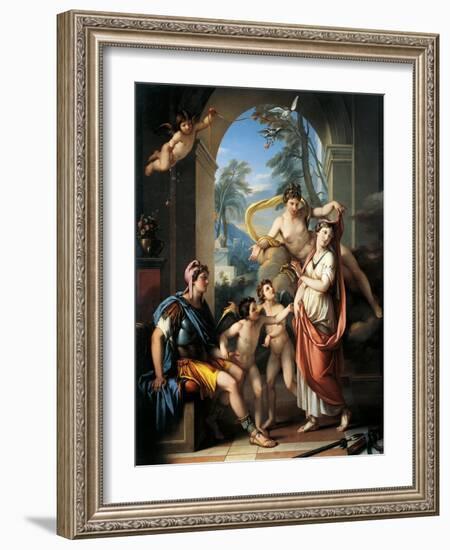 Venus Offering Helen to Paris-Gavin Hamilton-Framed Giclee Print