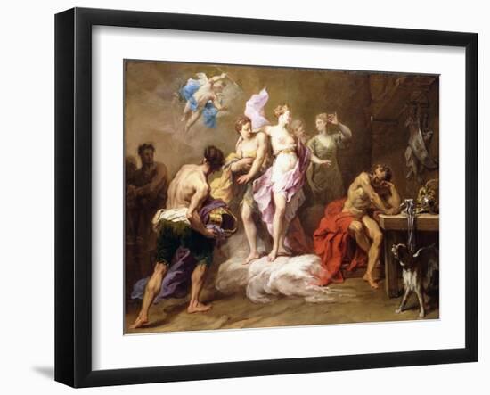 Venus Ordering Arms from Vulcan for Aeneas-Jean Restout-Framed Giclee Print