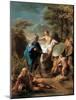 Venus Presenting Aeneas with Armour Forged by Vulcan, 1748 (Oil on Canvas)-Pompeo Girolamo Batoni-Mounted Giclee Print