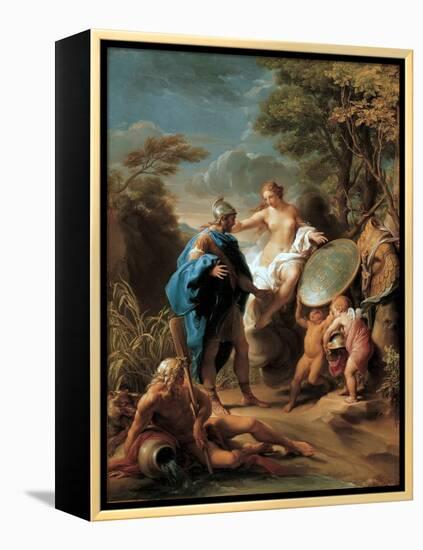 Venus Presenting Aeneas with Armour Forged by Vulcan, 1748 (Oil on Canvas)-Pompeo Girolamo Batoni-Framed Premier Image Canvas