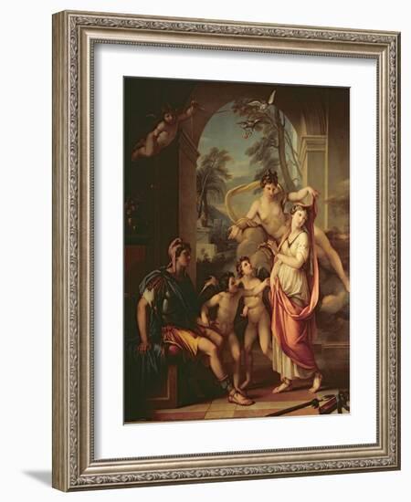 Venus Presenting Helen to Paris-Gavin Hamilton-Framed Giclee Print