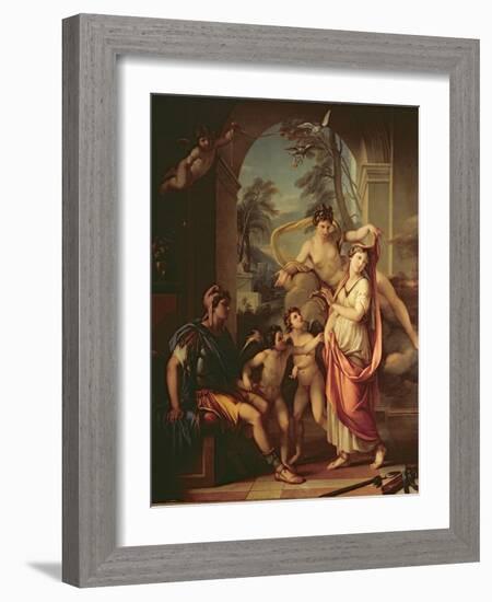 Venus Presenting Helen to Paris-Gavin Hamilton-Framed Giclee Print