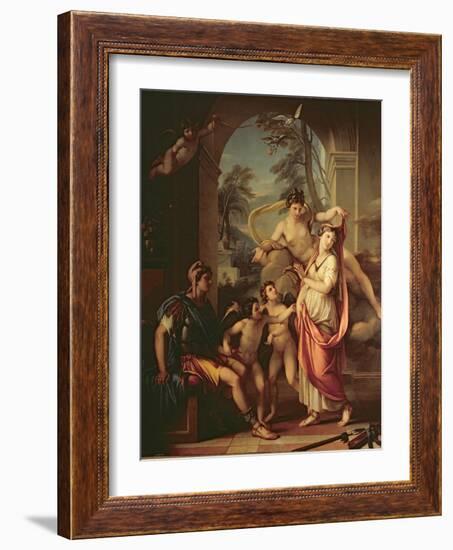 Venus Presenting Helen to Paris-Gavin Hamilton-Framed Giclee Print