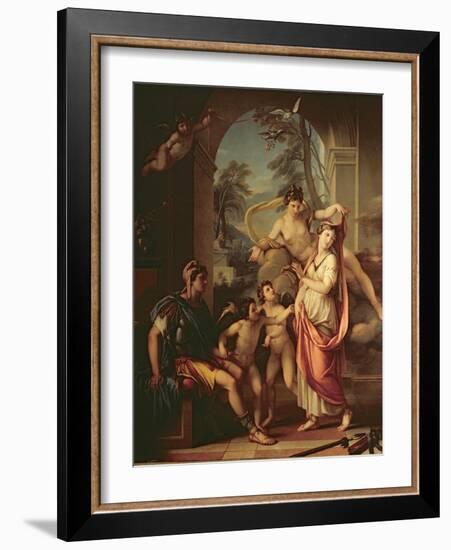 Venus Presenting Helen to Paris-Gavin Hamilton-Framed Giclee Print