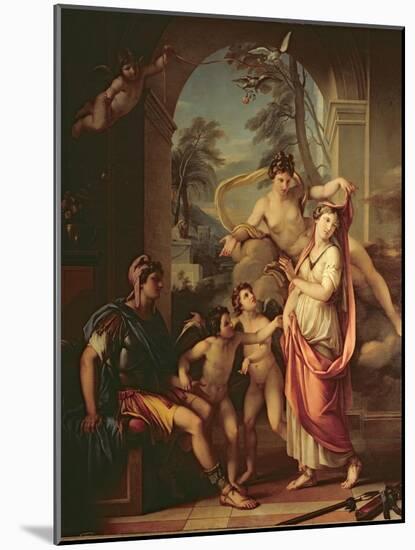 Venus Presenting Helen to Paris-Gavin Hamilton-Mounted Giclee Print