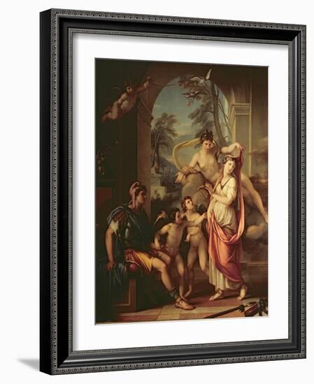 Venus Presenting Helen to Paris-Gavin Hamilton-Framed Giclee Print