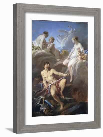 Venus Requesting Arms for Aeneas from Vulcan-Francois Boucher-Framed Giclee Print