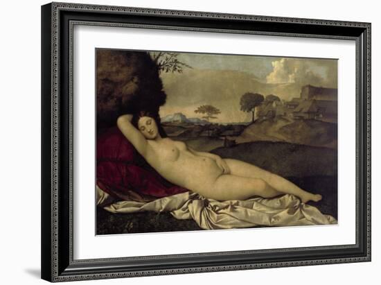 Venus Resting-Giorgione-Framed Giclee Print