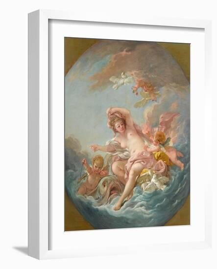 Venus Rising from the Waves, c.1766-Francois Boucher-Framed Giclee Print