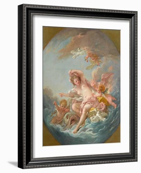 Venus Rising from the Waves, c.1766-Francois Boucher-Framed Giclee Print