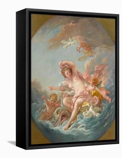 Venus Rising from the Waves, c.1766-Francois Boucher-Framed Premier Image Canvas