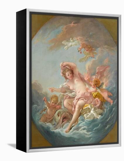 Venus Rising from the Waves, c.1766-Francois Boucher-Framed Premier Image Canvas