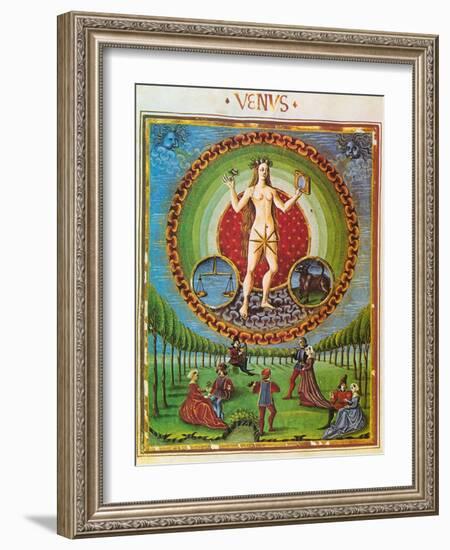 Venus, Ruler of Taurus and Libra-Science Source-Framed Giclee Print