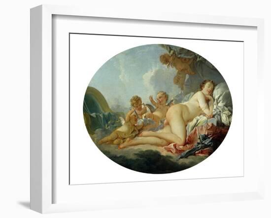 Venus Sleeping-Francois Boucher-Framed Giclee Print