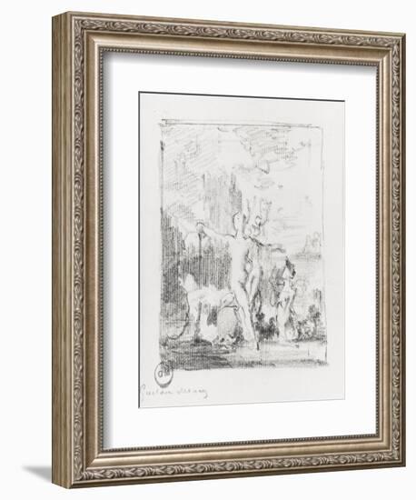 Vénus sortant de l'onde-Gustave Moreau-Framed Giclee Print