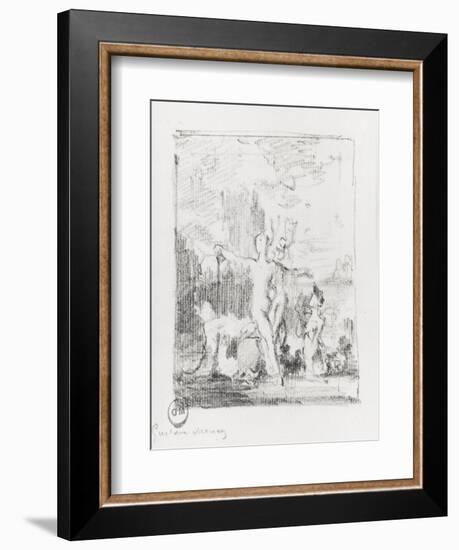 Vénus sortant de l'onde-Gustave Moreau-Framed Giclee Print