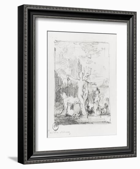 Vénus sortant de l'onde-Gustave Moreau-Framed Giclee Print