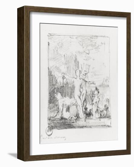 Vénus sortant de l'onde-Gustave Moreau-Framed Giclee Print