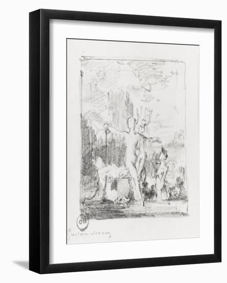 Vénus sortant de l'onde-Gustave Moreau-Framed Giclee Print