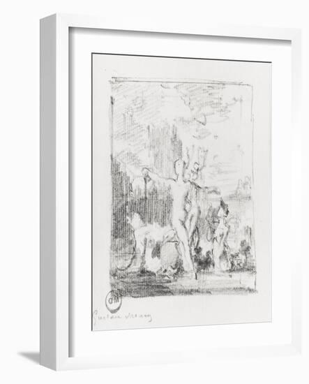 Vénus sortant de l'onde-Gustave Moreau-Framed Giclee Print