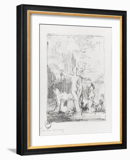 Vénus sortant de l'onde-Gustave Moreau-Framed Giclee Print