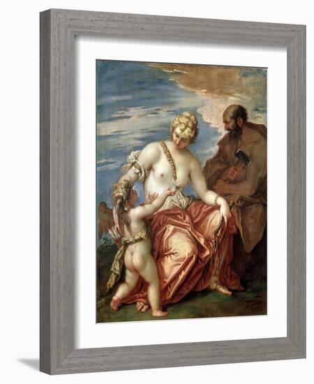 Venus, Vulcan and Cupid, 1700S-Sebastiano Ricci-Framed Giclee Print
