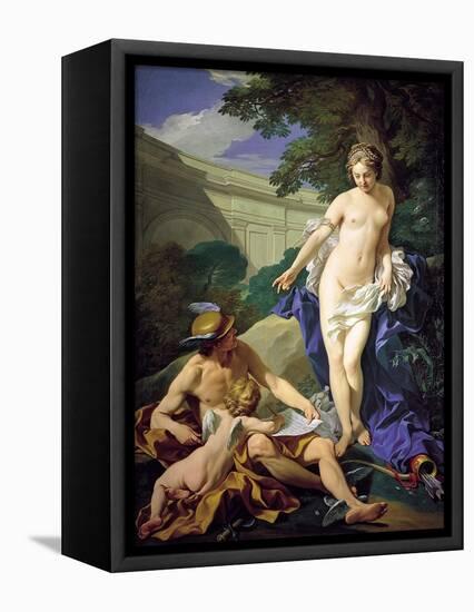 Venus with Mercury and Cupid-Louis Michel Van Loo-Framed Premier Image Canvas