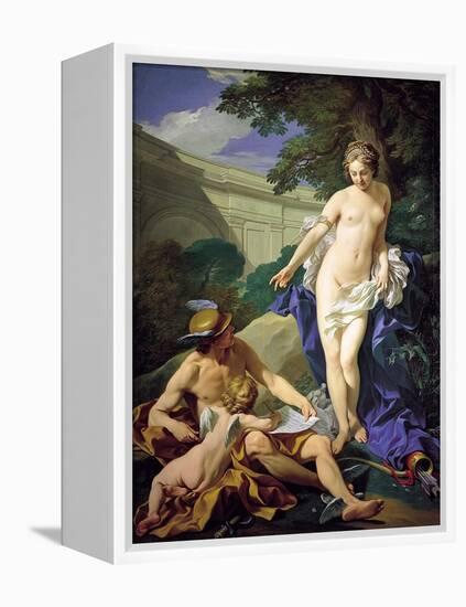 Venus with Mercury and Cupid-Louis Michel Van Loo-Framed Premier Image Canvas