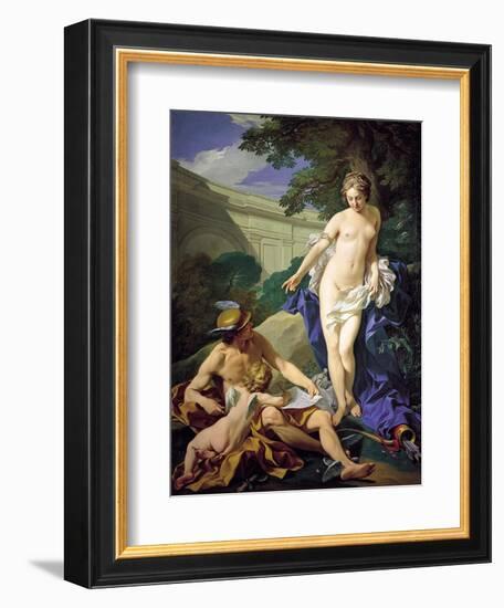 Venus with Mercury and Cupid-Louis Michel Van Loo-Framed Giclee Print