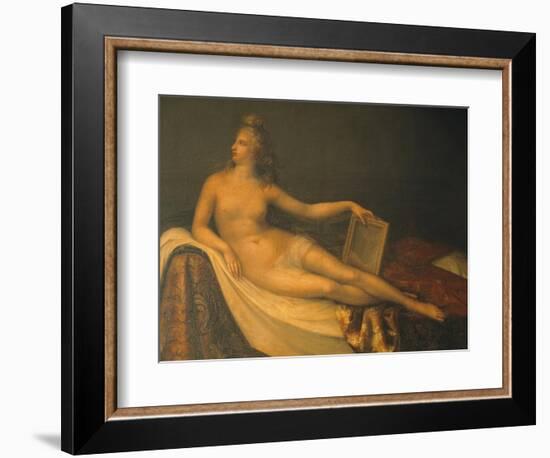 Venus with Mirror-Antonio Canova-Framed Giclee Print