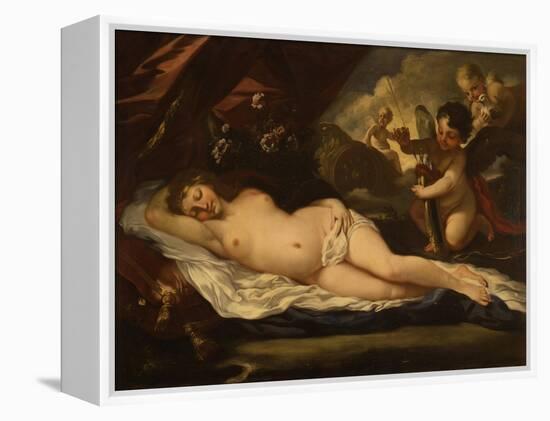 Venus with Putti, Attributed to Pietro Liberi, 1780-1799-Pietro Liberi-Framed Stretched Canvas