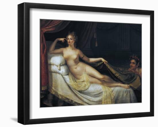 Venus with Satyr-Antonio Canova-Framed Giclee Print