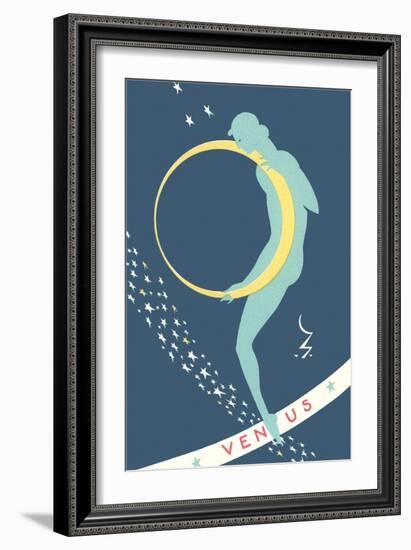 Venus, Woman and Hoop-null-Framed Giclee Print