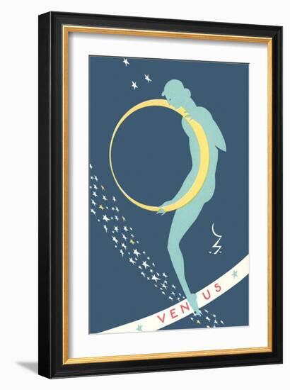 Venus, Woman and Hoop-null-Framed Giclee Print