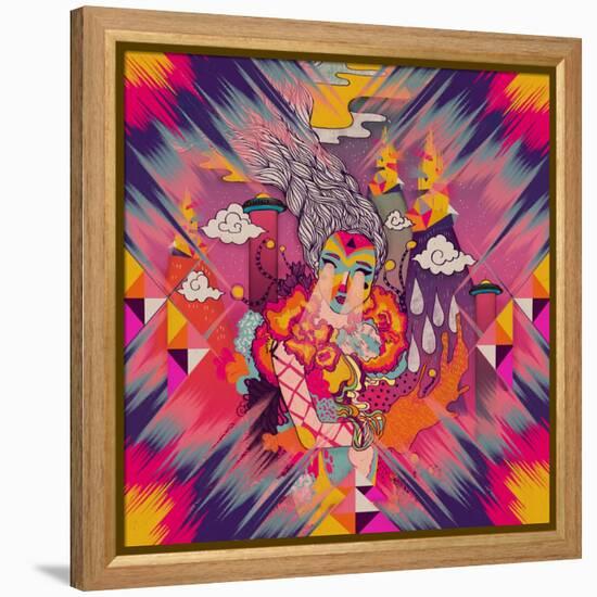 Venus-Diela Maharanie-Framed Stretched Canvas