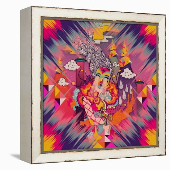 Venus-Diela Maharanie-Framed Stretched Canvas