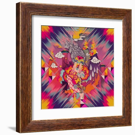 Venus-Diela Maharanie-Framed Art Print