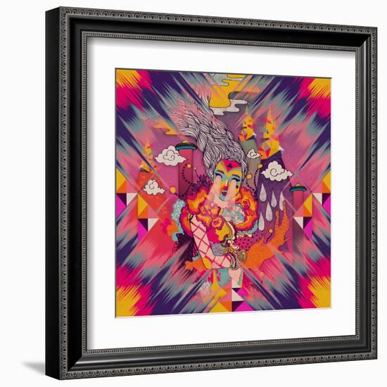 Venus-Diela Maharanie-Framed Art Print