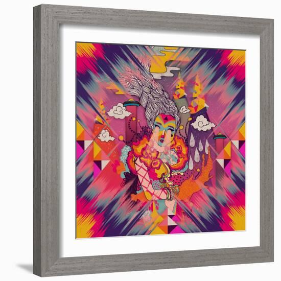 Venus-Diela Maharanie-Framed Art Print