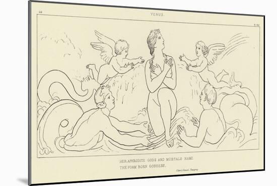 Venus-John Flaxman-Mounted Giclee Print