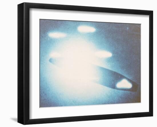 Venusian Interplanetary Carrier and Six Scout Craft UFO-null-Framed Photographic Print