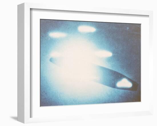 Venusian Interplanetary Carrier and Six Scout Craft UFO-null-Framed Photographic Print